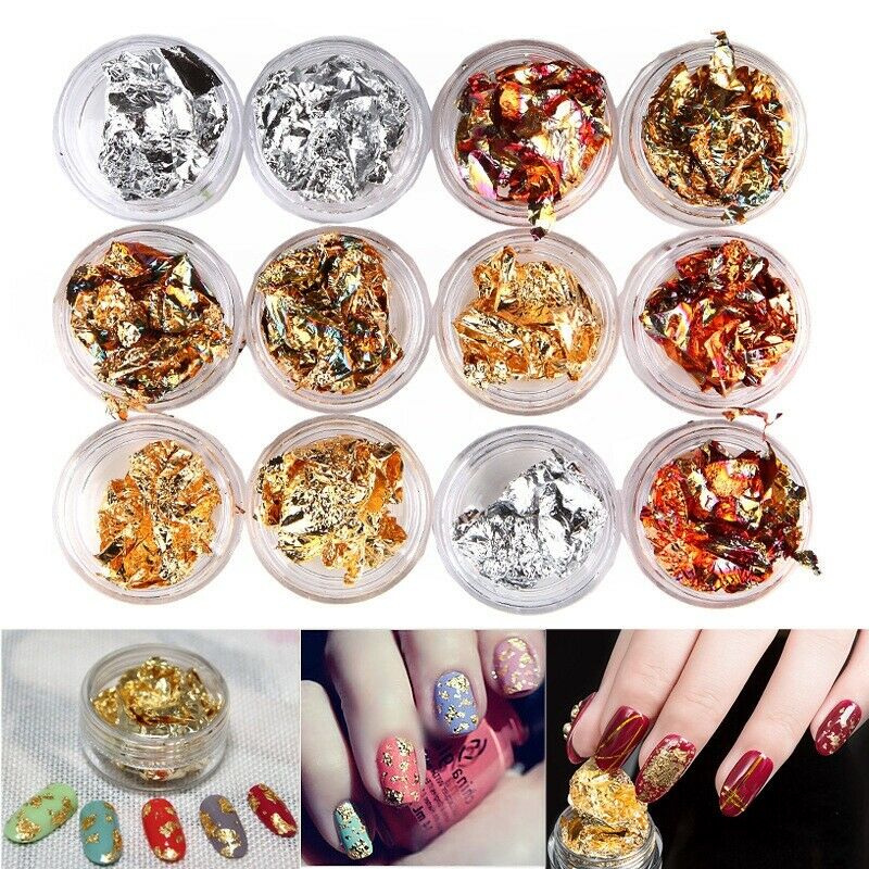 Nail Art Foil paper For UV GEL Acrylic Decoration Tips,