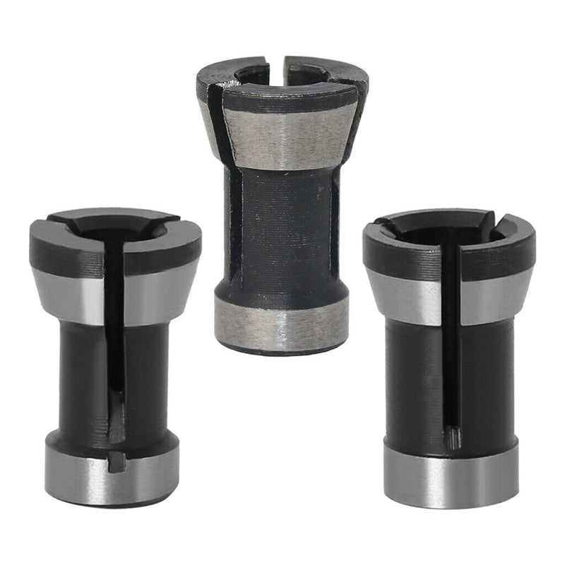 3x Router Bit Chuck Collet Milling Cutter Adapter, Split Bushing Collet Collet,