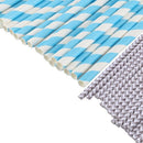 50 Pcs Straws :25 Pcs Paper Straws Birthday Wedding Baby Shower Party Strip J2V8