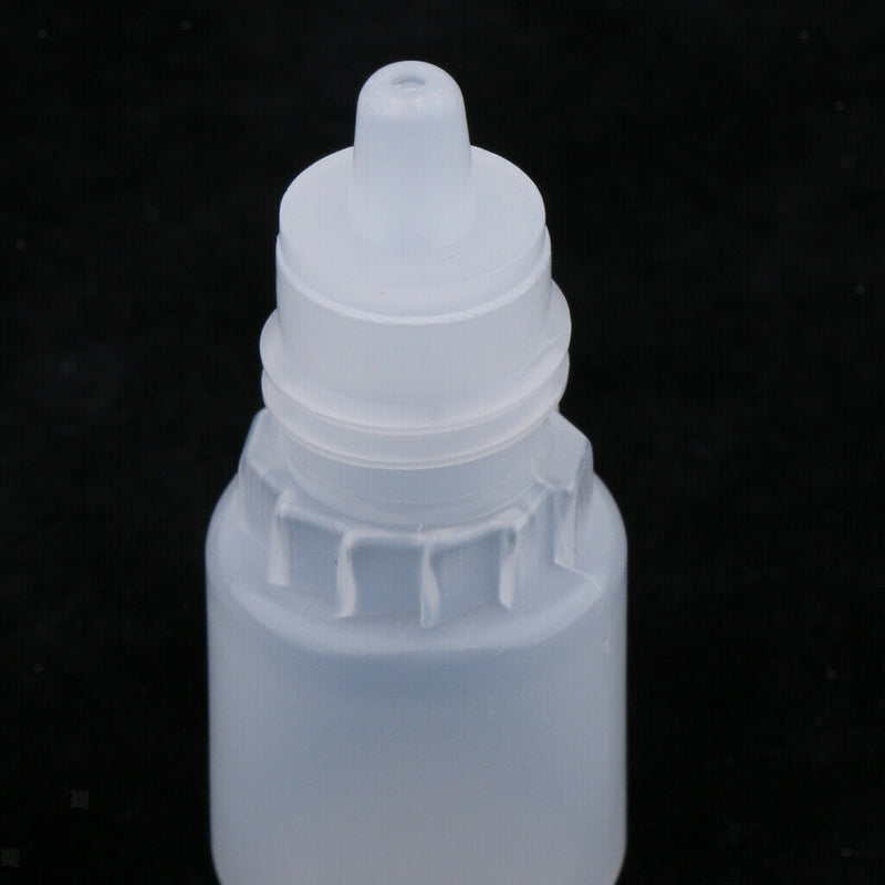 Bulk Lot 20pcs Mini Refillable Empty Eye Drops Makeup Travel Bottles Blue
