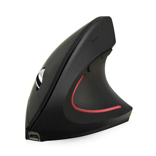 2.4GHz Wireless 3 Gears 1600 DPI Rechargeable LED Ergonomics Vertical Mouse