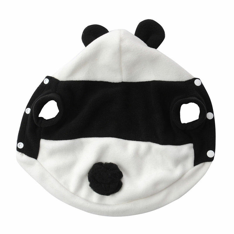 2x Pet Dog Cat Clothes Cute Panda Warm Hoodie Coat Costume Autumn Winter