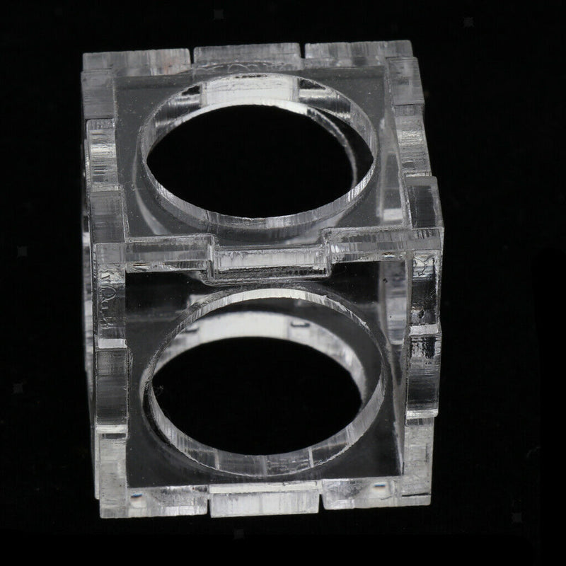 6 pcs Aquarium Acrylic Shrimp Shelter House For Small Shrimp Fish Clear