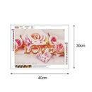 5D DIY Full Drill Diamond Painting Flowers Love Cross Stitch Embroidery Kit