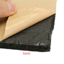 12 Pcs 5mm Car Hood Floor Sound Heat Noise Insulation Closed Cell Foam 50cm*30cm