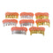 8pcs Gothic Artificial Teeth Zombie Tooth Fangs Halloween Party Fancy Dress