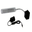 48 LED Aquarium Lamp Fish Tank Water Plant 2 Mode Clip White Blue Light Bulb