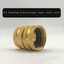 2 Pack 3/4-Inch Garden Hose Tap Connector Brass Garden Hosepipe Tap Connect HEE