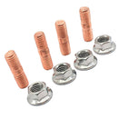 4 Set M10 x 1.50mm Stud and Nut Kit Stainless Steel Grade 8 Hex Nuts T3 T4 T5