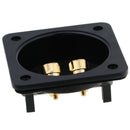 2-Way Speaker Box Terminal Binding Post, Square Connector (80-503)