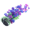 7.9" Fuchsia Green Plastic Fish Tank Underwater Ornament Aquarium Aquatic P