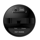 Black Cylindrical 10W X8 Car Wireless Charger Cup With Usb Output For Iphon