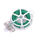 20M Gardening Plant Support Twist Tie Green Wire Roll and Cutter Garden tieB Hn