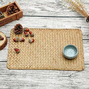 Pack of 4, Natural Seagrass Place Mat, 17 Inch X 12 Inch, Hand-Woven Rectan
