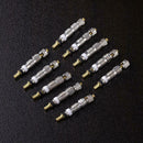 10pcs Presta Valve Cores+ 10pcs Valve Stem Caps w/ Wrench Bicycle Tool Kit