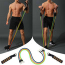 11Pcs/Set Resistance Bands Set Workout Tube w/ Handles Ankle Straps Door Buckle