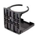 2x Durable Black Plastic Drink  Rack For