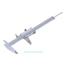 6" 150mm Steel Vernier Caliper Micrometer Gauge Height Depth Measuring Hand Tool