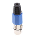 3Pin XLR Connector Female Plug Microphone MIC Speaker Audio Connector