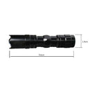 Portable Mini LED Flashlight Torch 3W Keychain Light Water Proof Black A