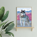 5D DIY Full Drill Diamond Painting Wolf Animal Cross Stitch Embroidery Kit