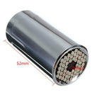 2Pcs 7-19mm Gator Grip Universal Socket Wrench w/Power Drill Adapter Tool