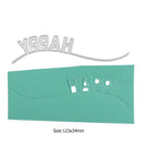 Metal Cutting Dies Stencil for DIY Scrapbooking Photo Album Happy Christmas hv2n