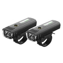 2x Bike Handlebar Light 400Lumens Scooter Head Front Light USB Rechargeable LED