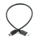 Micro USB Male To Mini USB Male Data Adapter Converter Cable Cord Pz