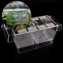 Aquarium Fish Pond Guppy Double Breeding Breeder Rearing Box Hatchery Trap W6J0