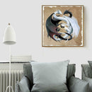 5D DIY Combat Animal Diamond Embroidery Painting Full Drill Cross Stitch