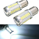 2Pcs BA15D P21W 1157 33SMD LED Car Backup Reverse Head Light BulbsS Gw