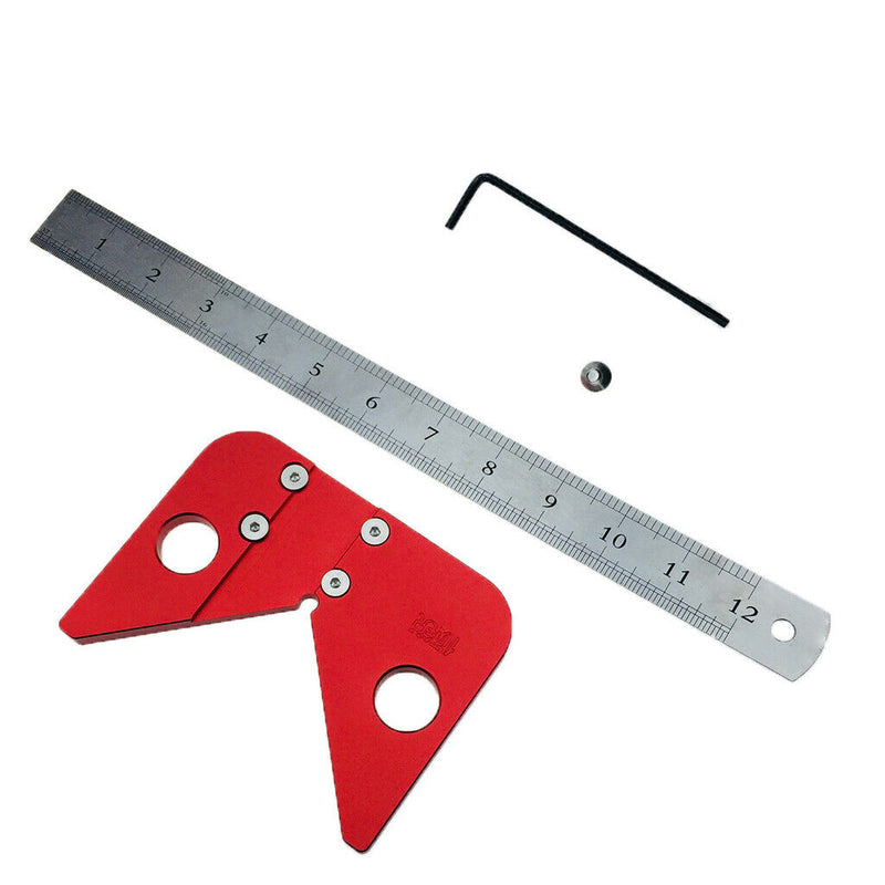 Aluminum Alloy Scriber Angle Line Caliber Ruler multi-axis Precision Equipment