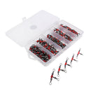 3 Way Triple Barrel Swivels Fishing Tackle Connectors Pack of 125