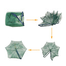 Foldable Crab Net Trap Cast Dip Cage Fishing Bait Fish Minnow Crawfish Shrimp MO