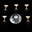 Magnetic Nail Tips Stand Holder Display Base for Salon DIY and Practice White