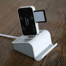 Vktech Type C 4-Port Portable Hub with 2-Foot USB 3.0 Cable (Glossy White) A