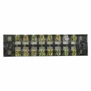 2 Pcs 8 Position Double Row Screw Terminal Covered Barrier Strip 600V 25A P4Z3