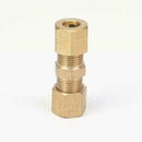 Brass Compression Fitting Straight Union Connector OD *3/16"OD 3/16" Equal P7U7