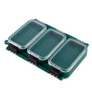 6 Compartment Waterproof Double Sided Fishing Storage Case Lure Box
