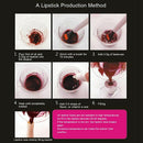 9-piece DIY 12.1mm simple lipstick filling tube silicone mold aluminum ring Q4G4