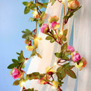LED Flower String Fairy Lights Ivy Vine Wedding and Decor Hanging 2M O8L4