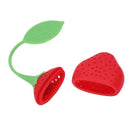 2pcs Silicone Tea Infuser Ball Pass Filter Tea Infuser Strainer Spoon Straw Z1J1