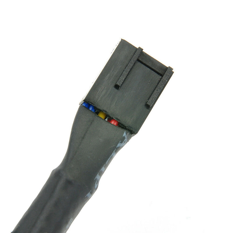 1 To 3 Way Splitter Sleeved 4-Pin PWM Connector Fan Extension Cable New 1pcs