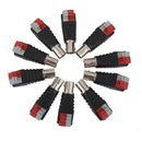 10 pcs Speaker Wire Cable to Audio FEMALE BNC Connector Adapter Jack Plug
