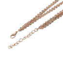 Multiple Layers Coin Beads Pendant Clavicle Chain Necklace Women Fashion Je