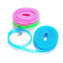 Outdoor Windproof Clothesline Travel Retractable Rope Washing Line, Outdoor