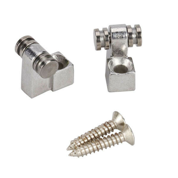 1 Set Of 2 Pieces Of Guitar Chrome ROLLER String Retainer Trees