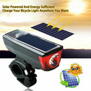 Cycling Solar Power Led Light Waterproof Usb Rechargeable Bike Front Headli L2K5