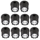 10pcs Black Tone Knobs for Electric Guitar Bass Amplifier